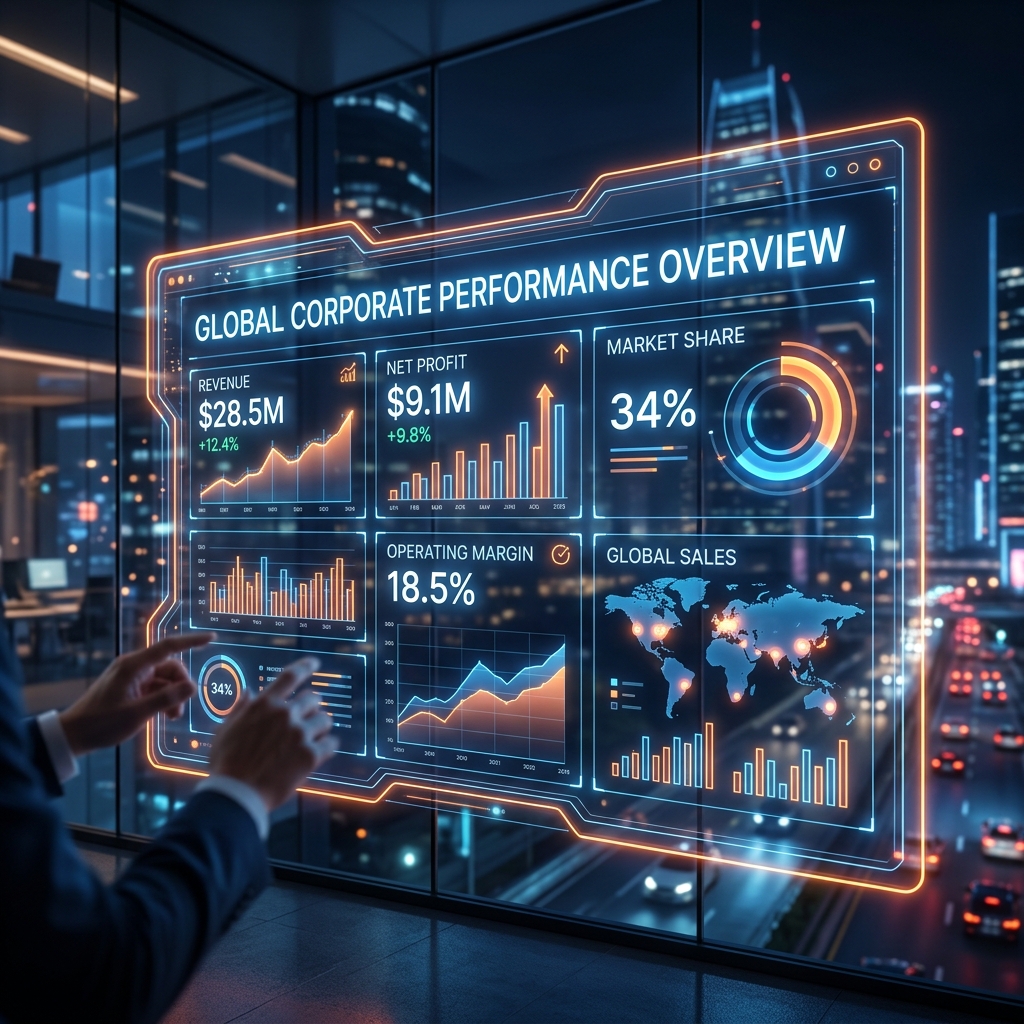 Business Intelligence Dashboard Graphic